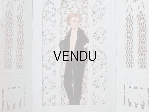 画像7: 19世紀末 アンティーク 初聖体 立体 カニヴェ  ポップアップ クロモ 扉付き (7)