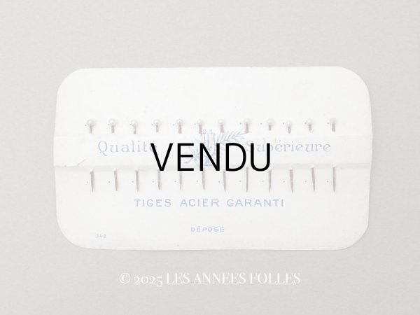 画像1: アンティーク エパングル 小さなパール QUALITE SUPERIEURE (1)