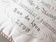 画像4: 19世紀末 アンティーク パウダーピンクのシルククッション  シルク製 クッション A  LA VILLE DE LYON (4)