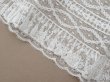 画像6: アンティーク 幅広 ドレスの裾  プリーツ入り レース 3.7m 23cm幅  (6)
