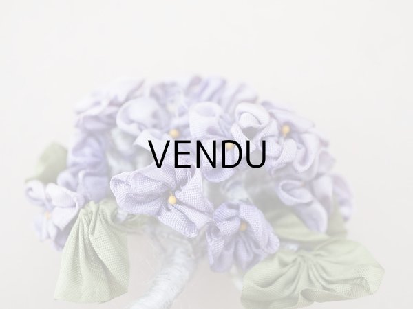 画像4: アンティーク 菫のブーケ ロココモチーフ  (4)