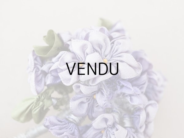 画像5: アンティーク 菫のブーケ ロココモチーフ  (5)