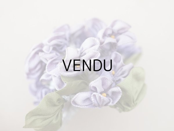 画像3: アンティーク 菫のブーケ ロココモチーフ  (3)