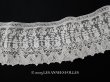 画像1: 19世紀末 アンティーク アプリカシオン・ブリュッセルレース ポワンドガーズ＆ボビンレース 1.55m (1)