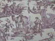 画像6: 19世紀 アンティーク トワルドジュイ LES QUATRES PARTIES DU MONDE - JEAN-BAPTISTE HUET -  (6)