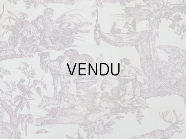 画像6: 19世紀 アンティーク トワルドジュイ LES QUATRES PARTIES DU MONDE - JEAN-BAPTISTE HUET -  (6)