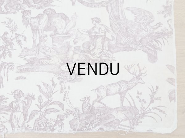 画像14: 19世紀 アンティーク トワルドジュイ LES QUATRES PARTIES DU MONDE - JEAN-BAPTISTE HUET -  (14)