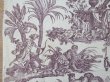 画像5: 19世紀 アンティーク トワルドジュイ LES QUATRES PARTIES DU MONDE - JEAN-BAPTISTE HUET -  (5)
