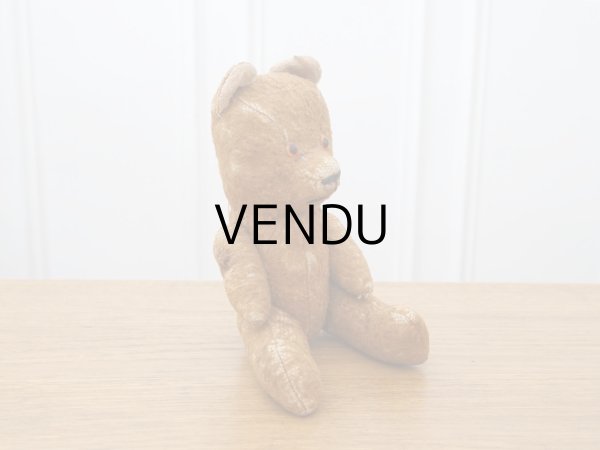 画像3: アンティーク ベア ピンクの耳 コーヒーブラウン (3)