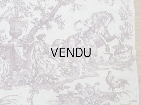 画像10: 19世紀 アンティーク トワルドジュイ LES QUATRES PARTIES DU MONDE - JEAN-BAPTISTE HUET -  (10)