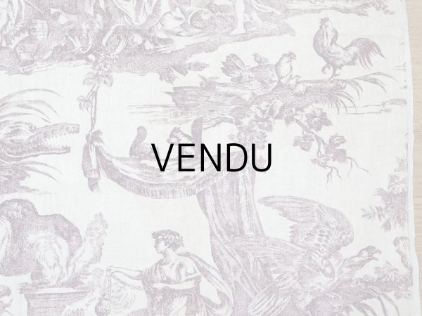 画像12: 19世紀 アンティーク トワルドジュイ LES QUATRES PARTIES DU MONDE - JEAN-BAPTISTE HUET -  (12)