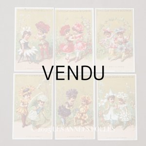 画像: ＊蚤の市セット＊クロモ 全6点セット 花の妖精