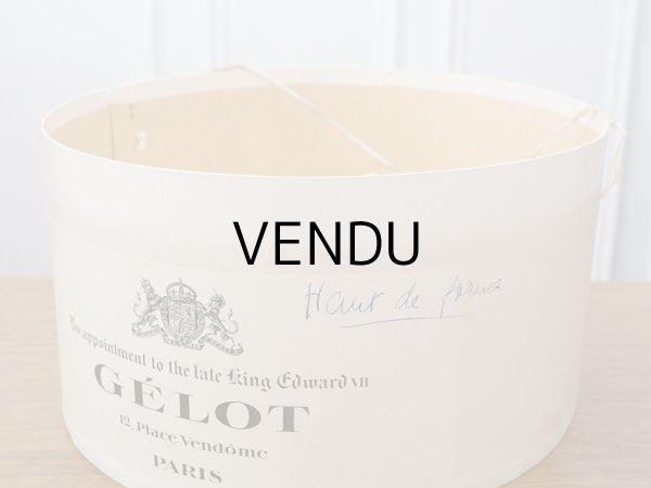 画像9: アンティーク ハットボックス - GELOT - (9)