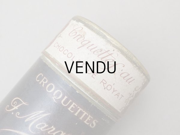 画像5: 19世紀末 アンティーク 『ショコラ・フランソワ・マルキ』のお菓子箱 蜜蜂柄 CROQUETTES AU CHOCOLAT ROYAT  - CHOCOLAT FRANCOIS MARQUIS PARIS - (5)