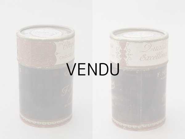 画像3: 19世紀末 アンティーク 『ショコラ・フランソワ・マルキ』のお菓子箱 蜜蜂柄 CROQUETTES AU CHOCOLAT ROYAT  - CHOCOLAT FRANCOIS MARQUIS PARIS - (3)