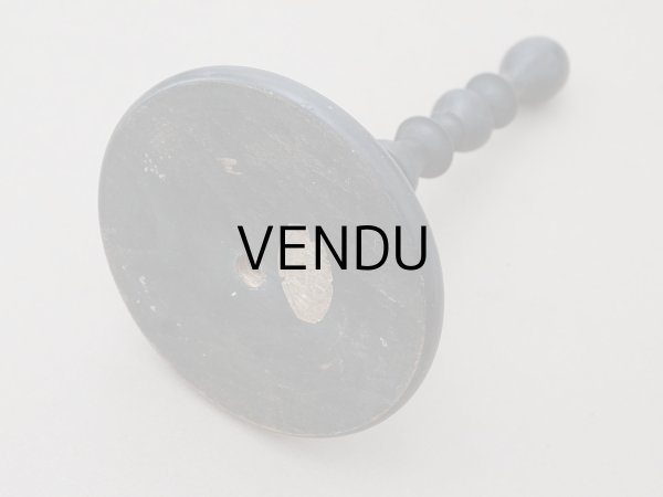 画像6: 19世紀 アンティーク ウィッグスタンド 黒 (6)