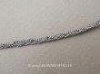 画像1: アンティーク 極細 2mm メタル製 トリム シルバー＆ブラック ドール用 (1)