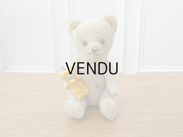 画像2: アンティーク ミニチュア ベア 6cm (2)