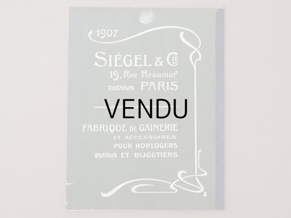 画像4: 【15周年セール対象外】1907年 アンティーク ジュエラー用 什器のカタログ - SIEGEL & Cie - (4)