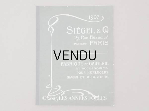 画像1: 【15周年セール対象外】1907年 アンティーク ジュエラー用 什器のカタログ - SIEGEL & Cie - (1)
