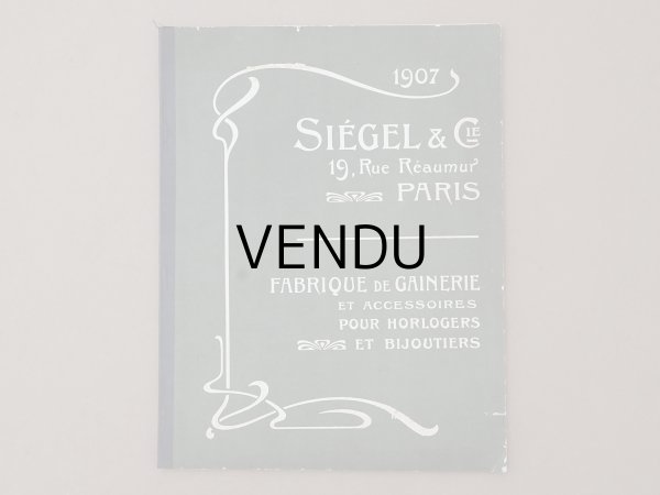 画像3: 【15周年セール対象外】1907年 アンティーク ジュエラー用 什器のカタログ - SIEGEL & Cie - (3)