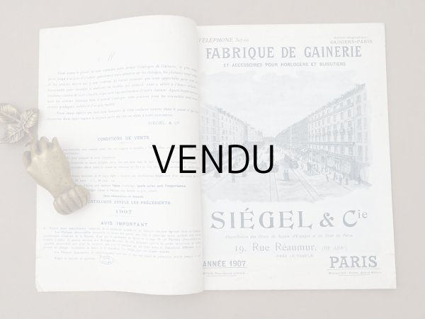 画像7: 【15周年セール対象外】1907年 アンティーク ジュエラー用 什器のカタログ - SIEGEL & Cie - (7)