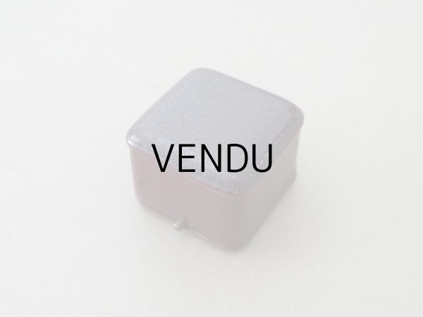 画像6: アンティーク 本革製 リングボックス ブラウン & ボルドー ジュエリーボックス  (6)