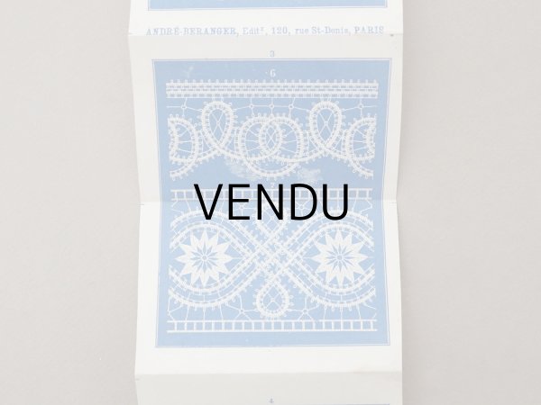 画像5: アンティーク クロシェレースの図案帳 CROCHET BRODERIE - ANDRE-BERANGER -  (5)