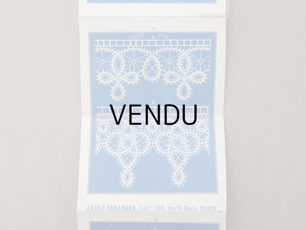 画像4: アンティーク クロシェレースの図案帳 CROCHET BRODERIE - ANDRE-BERANGER -  (4)