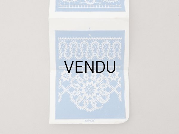 画像6: アンティーク クロシェレースの図案帳 CROCHET BRODERIE - ANDRE-BERANGER -  (6)