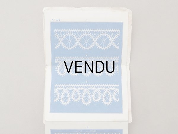 画像3: アンティーク クロシェレースの図案帳 CROCHET BRODERIE - ANDRE-BERANGER -  (3)