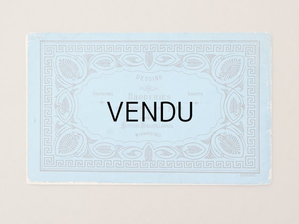 画像2: アンティーク アルファベットの刺繍図案帳 草花 N 97 ALPHABETS VARIES - N.ALEXANDRE&CIE. MAURICE LAJEUNESSE SUCCR. - (2)