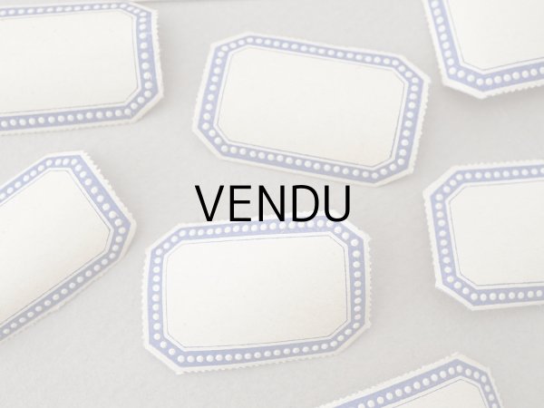 画像2: アンティーク メルスリーのラベル 24枚セット 3.8×2.6cm (2)