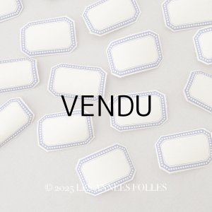 画像: アンティーク メルスリーのラベル 24枚セット 3.8×2.6cm