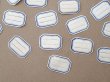 画像2: アンティーク メルスリーの小さなラベル 36枚セット 1.5×2.1cm (2)