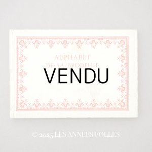 画像: アンティーク DMC 刺繍図案帳 ALPHABET DE LA BRODEUSE - BIBLIOTHEQUE D.M.C -