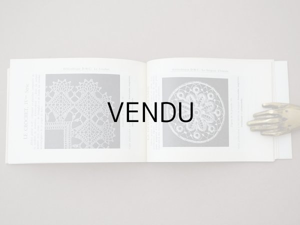 画像14: アンティーク DMC 刺繍図案帳 ALPHABET DE LA BRODEUSE - BIBLIOTHEQUE D.M.C - (14)
