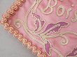 画像7: アンティーク BOISSIER シルク製 お菓子袋 オモニエール オールドローズ ショコラティエ - BOISSIER PARIS - (7)