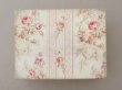 画像3: *蚤の市*アンティーク 薔薇模様&水色のリボン カルトナージュボックス  (3)