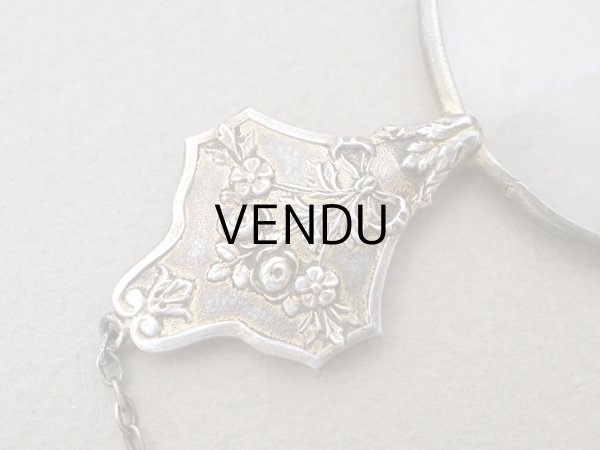 画像6: 【15周年セール対象外】19世紀末 アンティーク 小さなルーペ 薔薇＆リボン ベルメイユ 刻印入り ボックス付 (6)