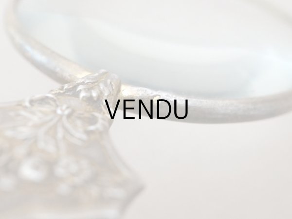 画像7: 【15周年セール対象外】19世紀末 アンティーク 小さなルーペ 薔薇＆リボン ベルメイユ 刻印入り ボックス付 (7)