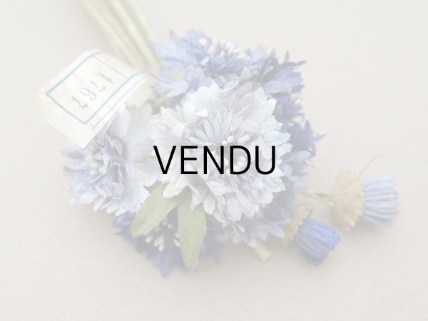 画像4: 【15周年セール対象外】アンティーク 布花 矢車草 (4)