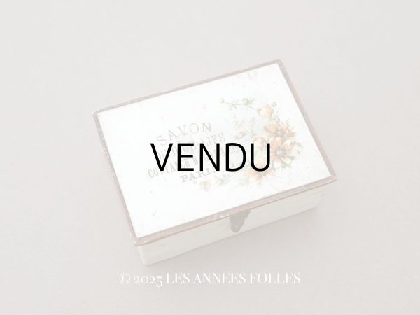 画像1: アンティーク ソープボックス 秋桜 SAVON DU HIGH-LIFE - COTTANCE BAGOT & Cie PARIS - (1)