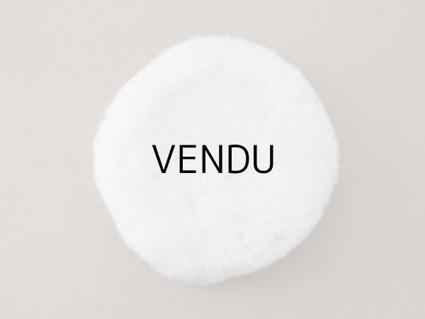 画像6: アンティーク 未使用 パフ 2点セット ピンクのシルクリボン付き (6)