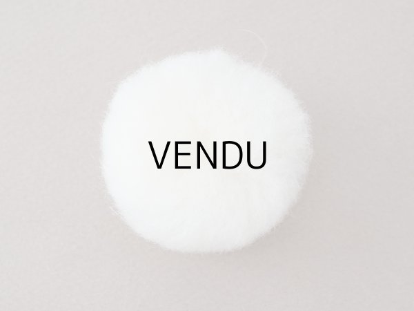 画像4: アンティーク 未使用 パフ 2点セット ピンクのシルクリボン付き (4)