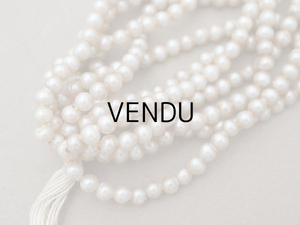 画像4: アンティーク スフレビーズ フェイクパール 約 4.5mm 約820ピース 吹きガラス製 ビーズ (4)