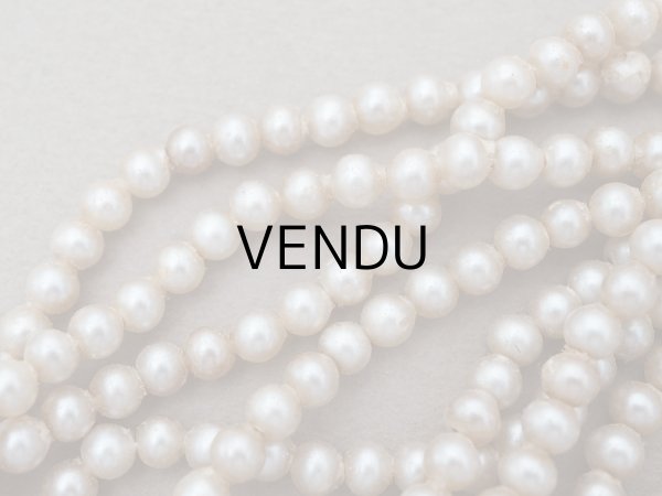 画像6: アンティーク スフレビーズ フェイクパール 約 4.5mm 約820ピース 吹きガラス製 ビーズ (6)