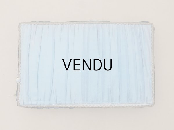 画像19: 【セール対象外】【クーポン対象外】アンティーク シルク製 ロココモチーフ&ロココトリム 大きなカルトナージュボックス 37×24×6.5cm (19)