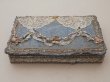 画像3: 【セール対象外】【クーポン対象外】アンティーク シルク製 ロココモチーフ&ロココトリム 大きなカルトナージュボックス 37×24×6.5cm (3)