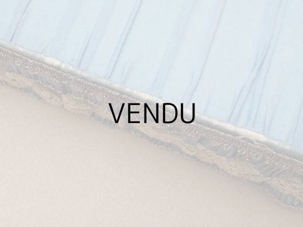 画像22: 【セール対象外】【クーポン対象外】アンティーク シルク製 ロココモチーフ&ロココトリム 大きなカルトナージュボックス 37×24×6.5cm (22)